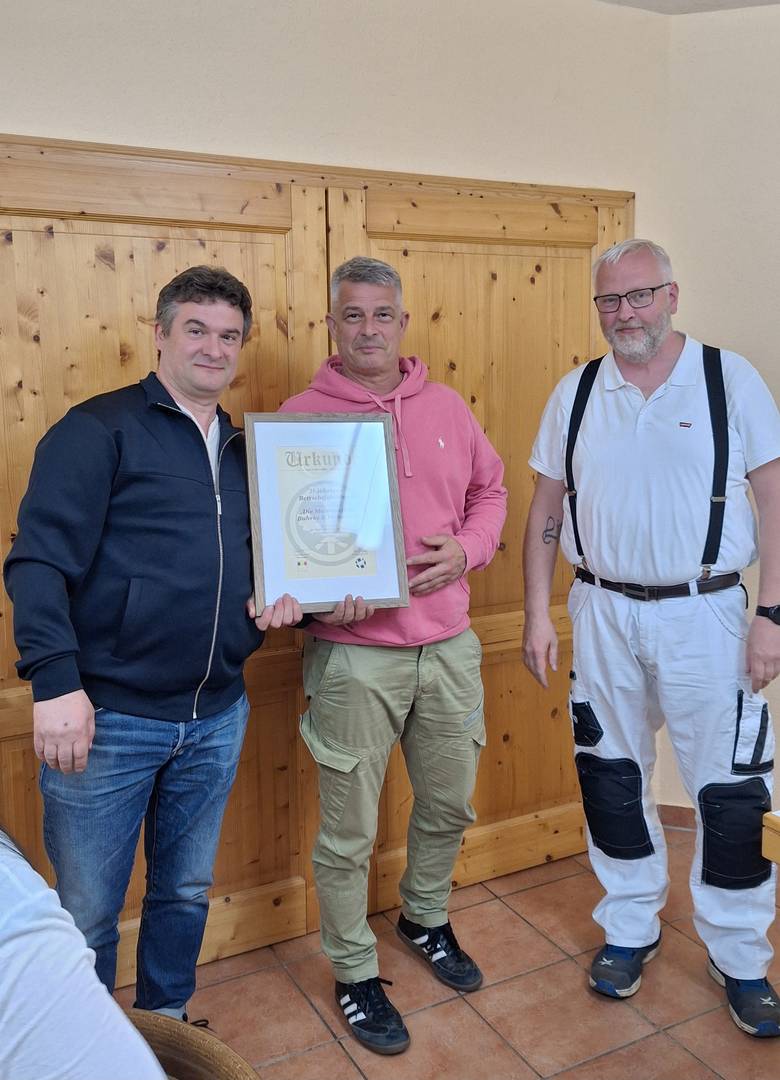 Auszeichnung Die Malermeister Buhrke und Werber